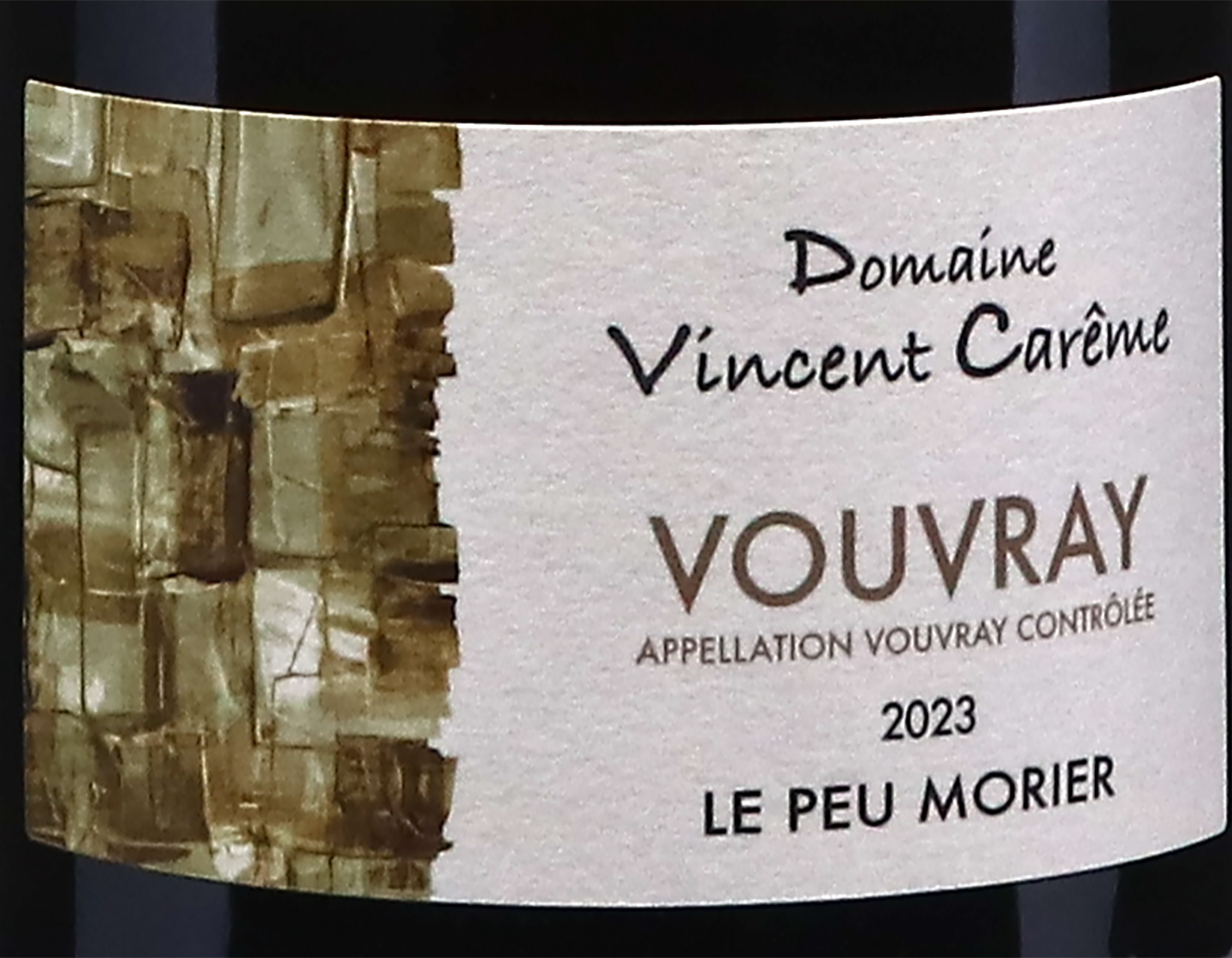 Vouvray Le Peu Morier Domaine Vincent Careme 2023
