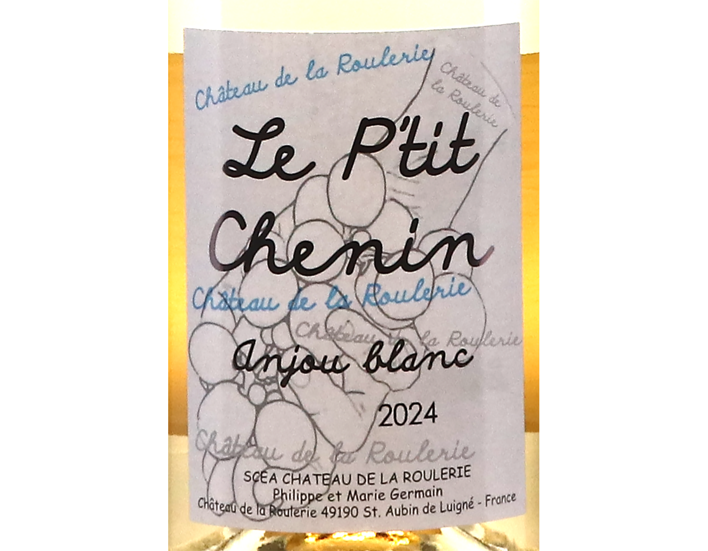Anjou Blanc 'Le P'tit Chenin', Château de la Roulerie 2024