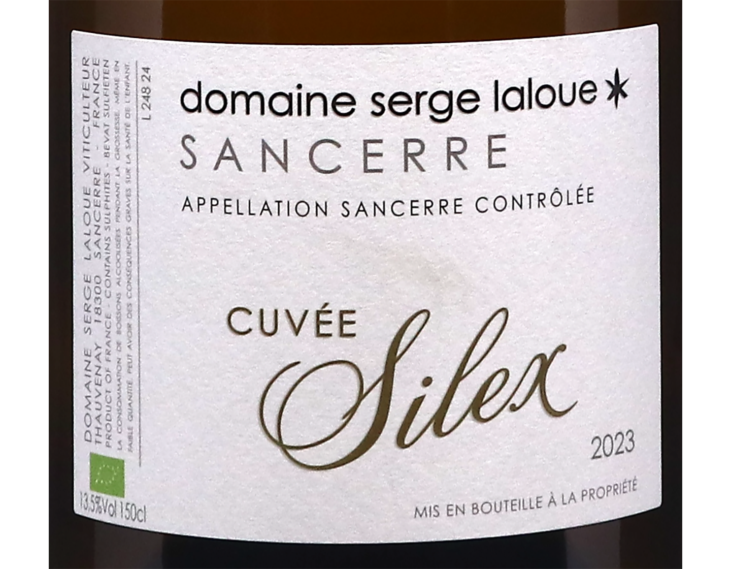 Magnum Sancerre Cuvee Silex Domaine Serge Laloue 2023