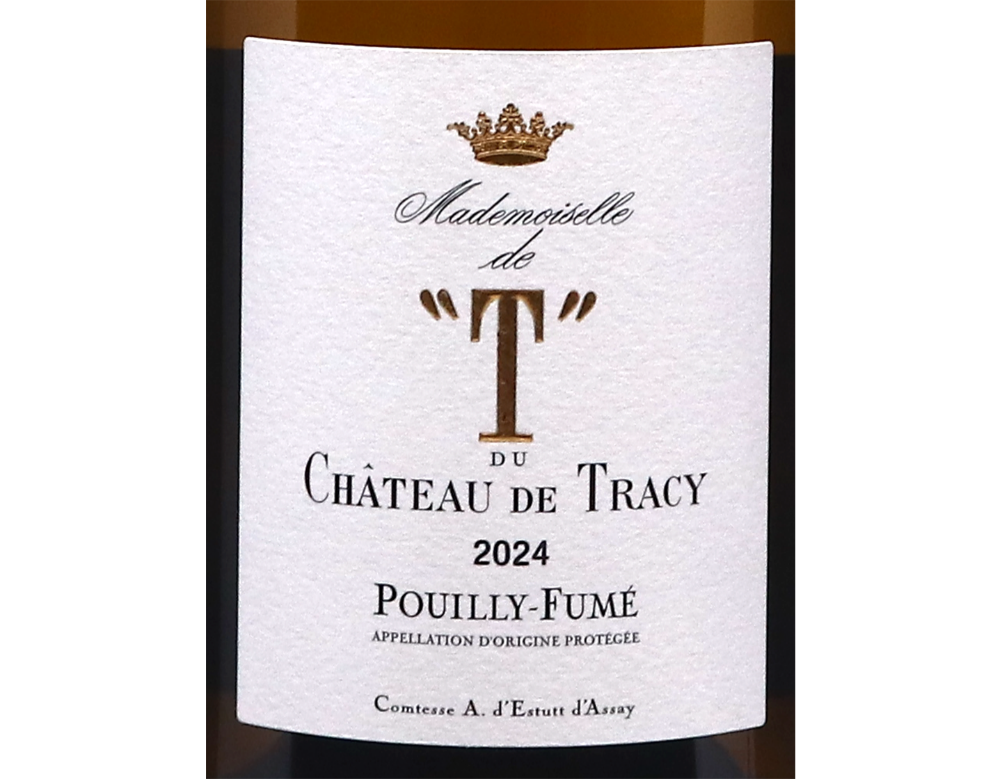 Pouilly-Fumé Mademoiselle de 'T' du Château de Tracy 2024