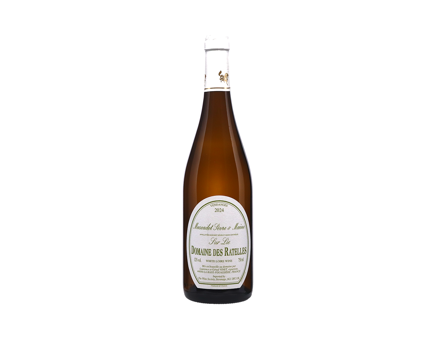 Muscadet Sèvre-et-Maine sur Lie, Domaine des Ratelles 2024