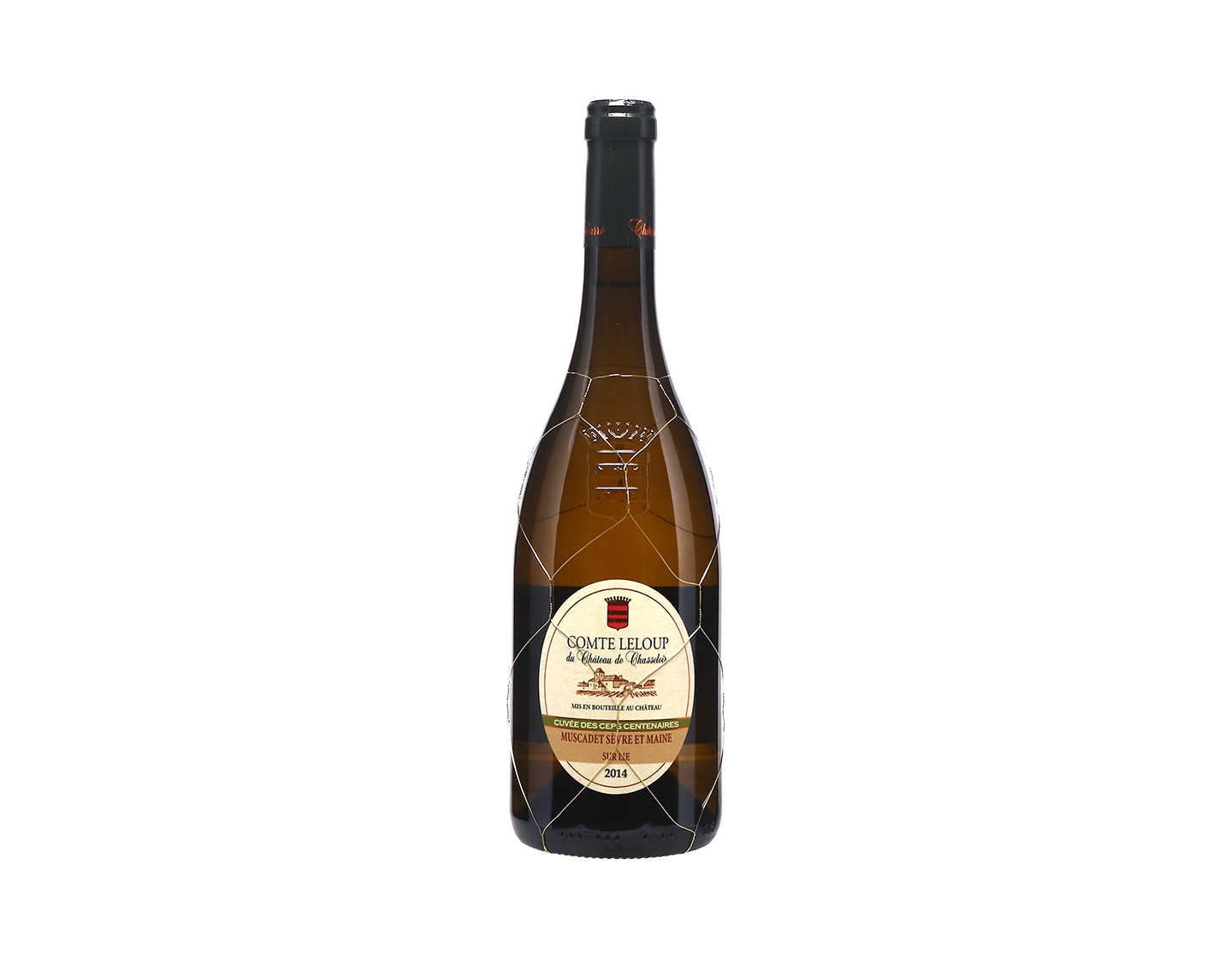 Muscadet Sèvre-et-Maine sur Lie, Comte Leloup du Château de Chasseloir, Cuvée des Ceps Centenaires, Chéreau-Carré 2014