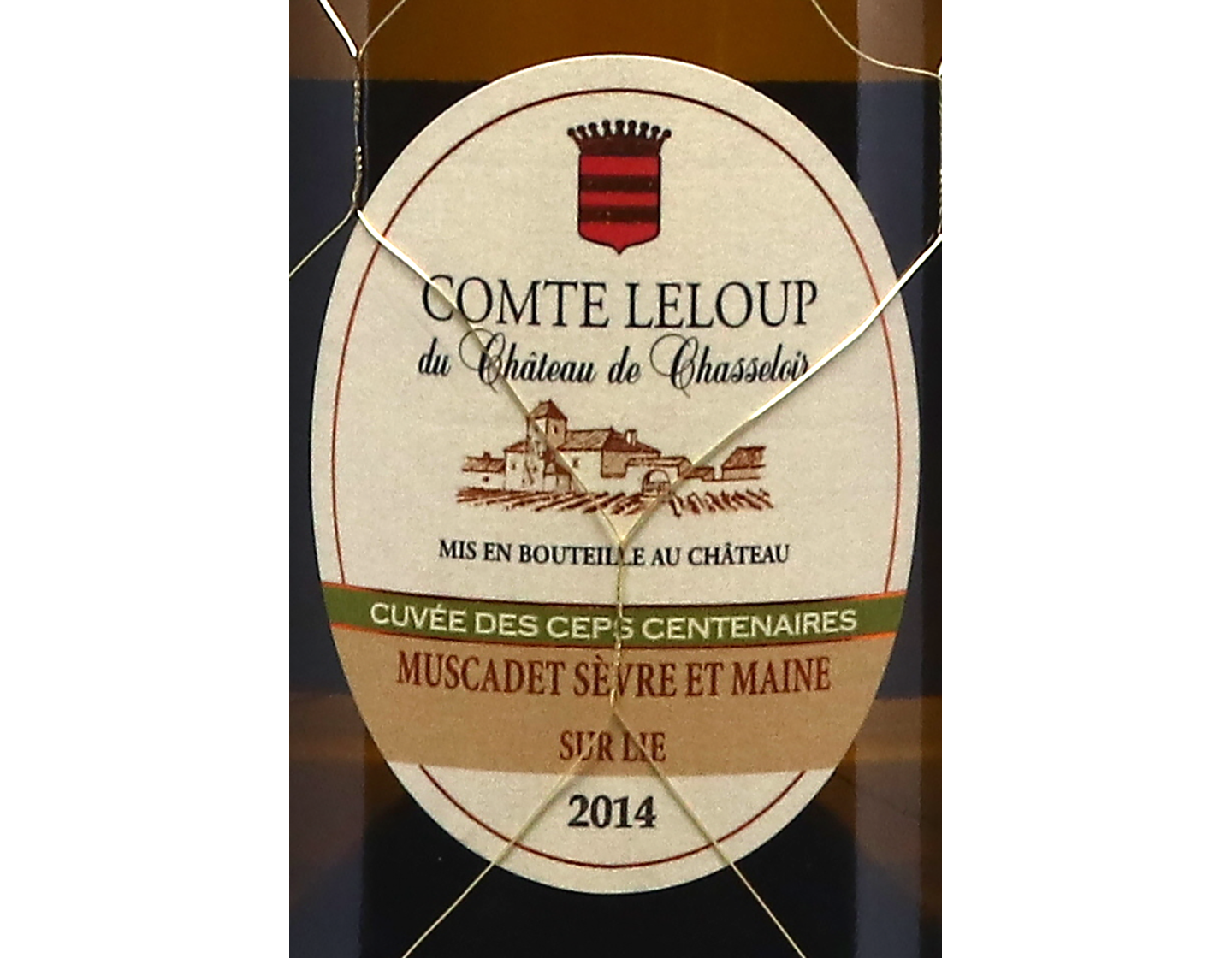 Muscadet Sevre et Maine sur Lie Comte Leloup Centenaires Ch de Chasseloir 2014