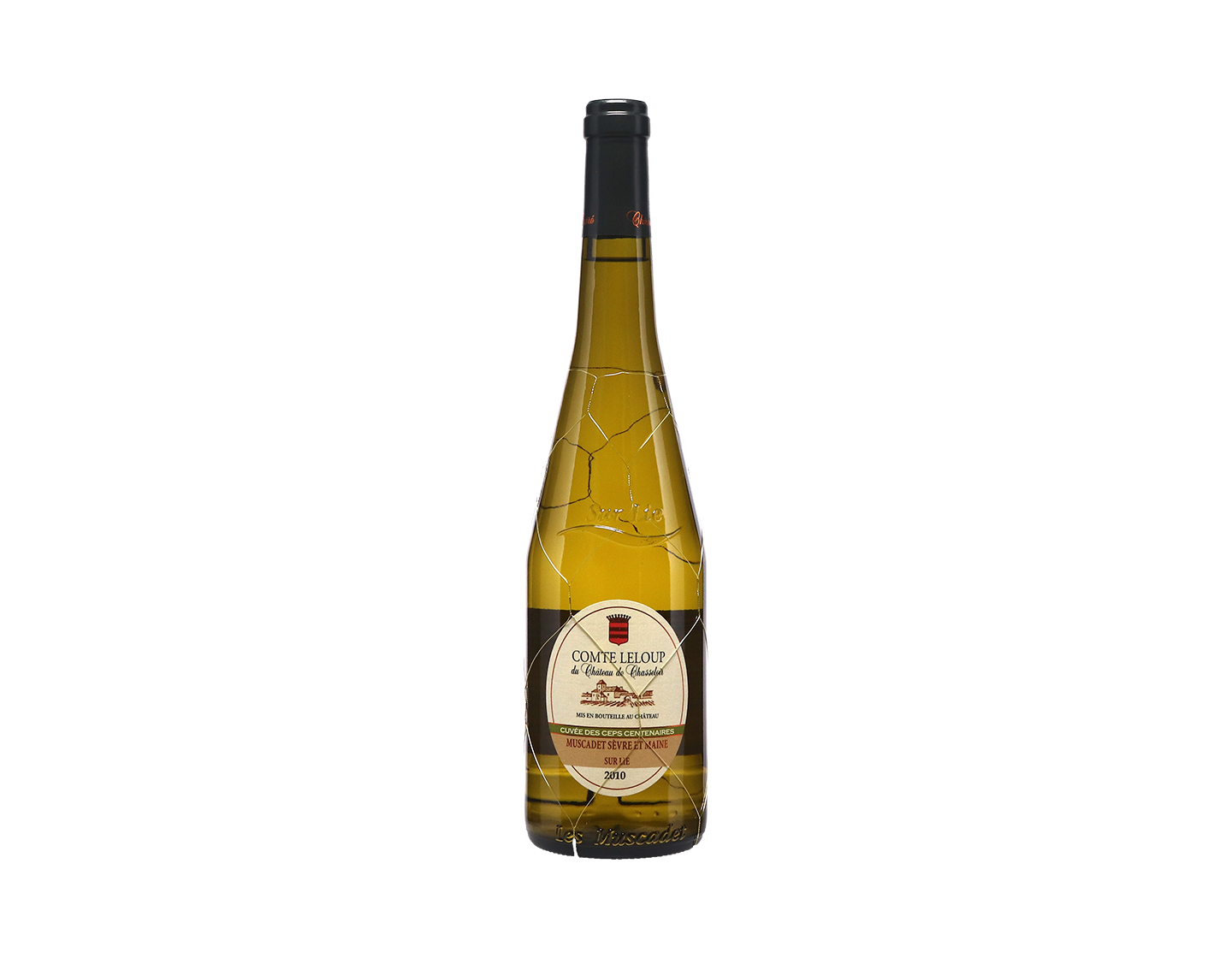 Muscadet Sèvre-et-Maine sur Lie, Comte Leloup du Château de Chasseloir, Cuvée des Ceps Centenaires, Chéreau-Carré 2010