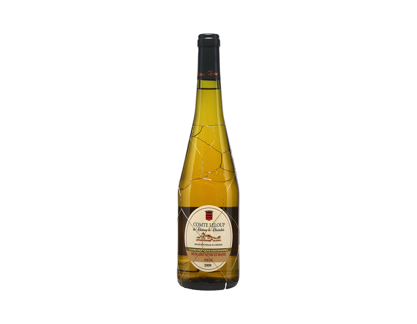 Muscadet Sèvre-et-Maine sur Lie, Comte Leloup du Château de Chasseloir, Cuvée des Ceps Centenaires, Chéreau-Carré 2009