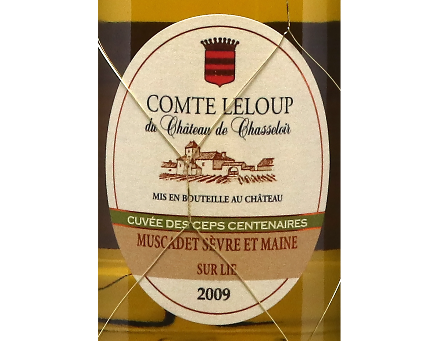 Muscadet Sevre et Maine sur Lie Comte Leloup Centenaires Ch de Chasseloir 2009