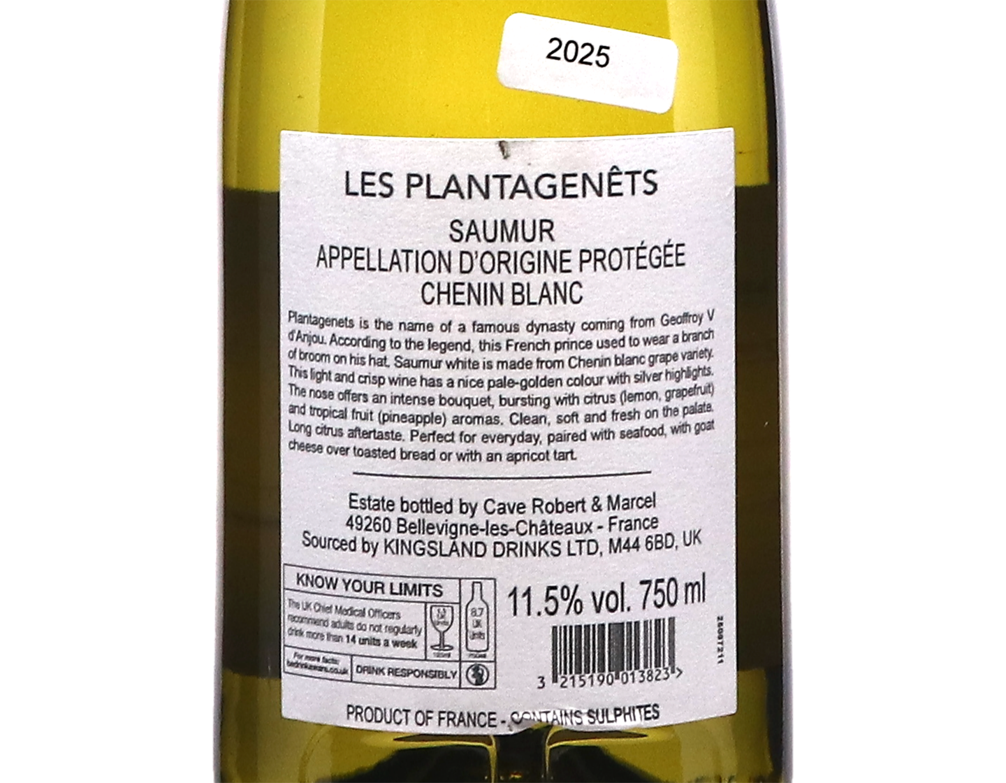 Saumur Blanc 'Les Plantagenêts' 2025