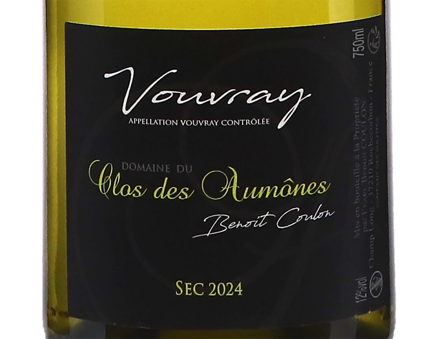 Vouvray Sec, Domaine du Clos des Aumônes 2024