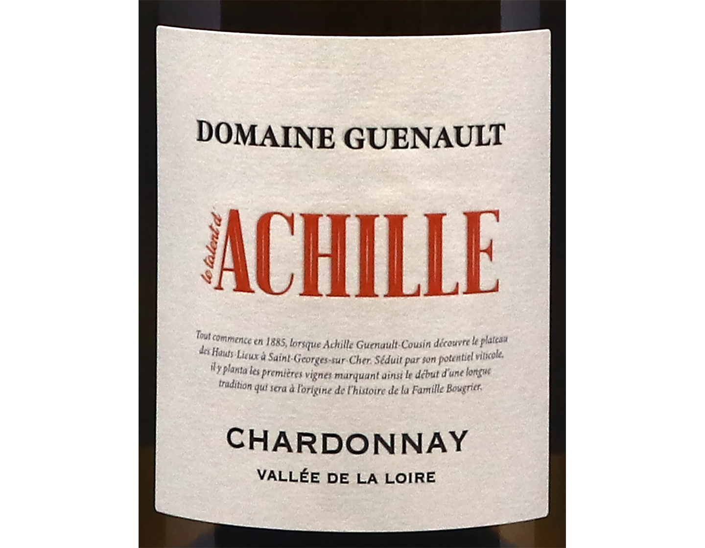 Val de Loire Le Talent Achille Chardonnay Domaine Guenault 2025