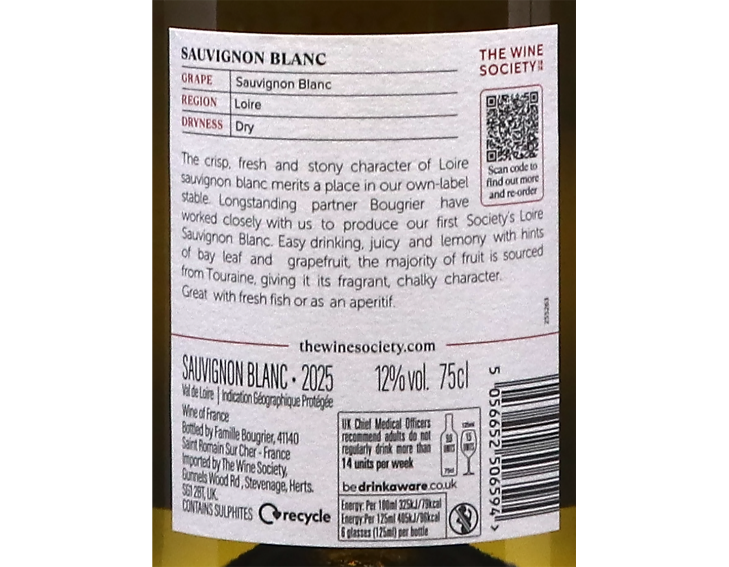 The Society's Loire Sauvignon Blanc 2025