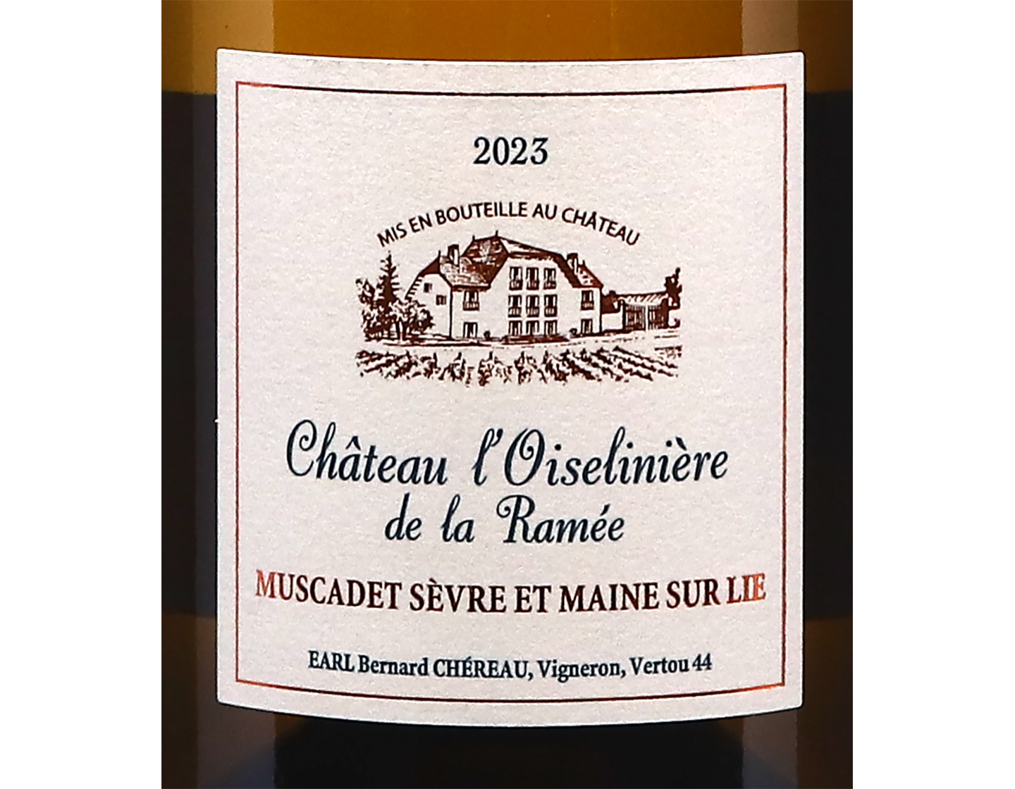 Muscadet Sevre et Maine Sur Lie Chateau Oiseliniere de la Ramee 2023