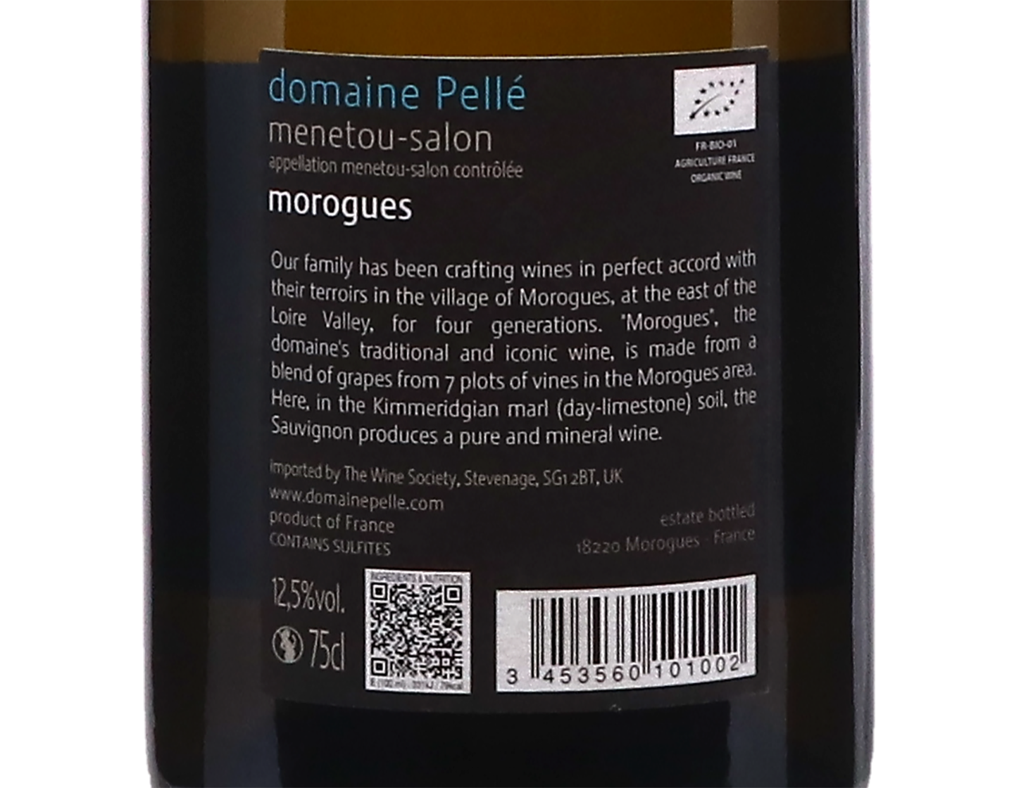 Menetou Salon Morogues Domaine Pelle 2024 ORGANIC