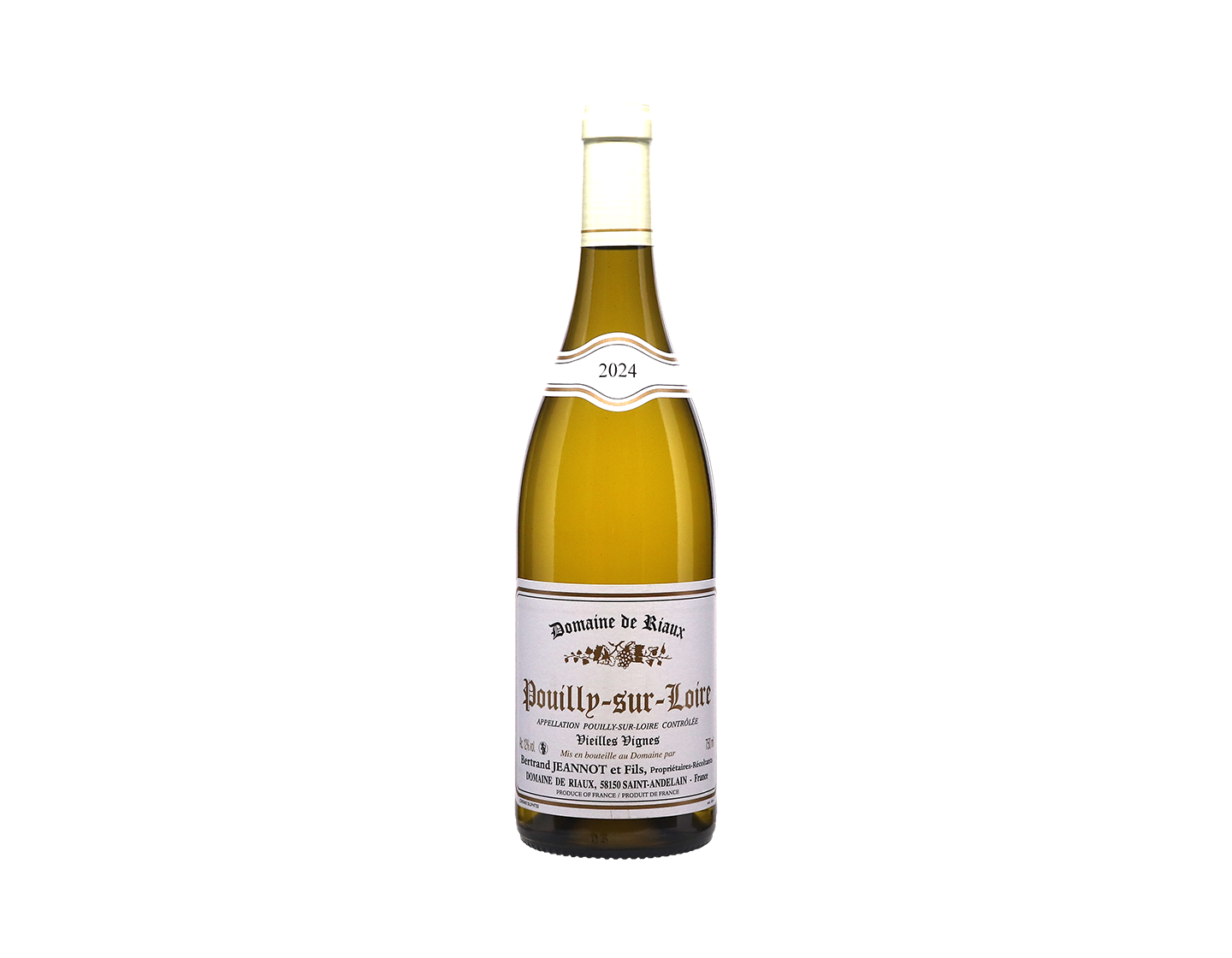 Pouilly-sur-Loire Vieilles Vignes, Domaine de Riaux 2024