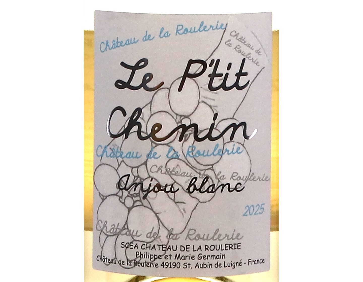 Anjou Blanc Le Petit Chenin Chateau de la Roulerie 2025 ORGANIC