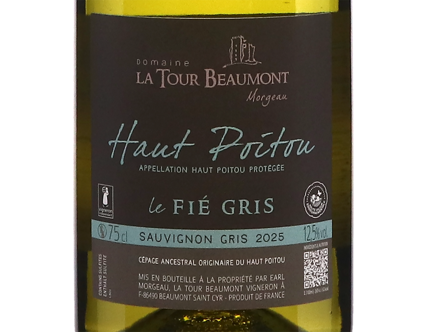 Haut Poitou Fie Gris Domaine La Tour Beaumont 2025