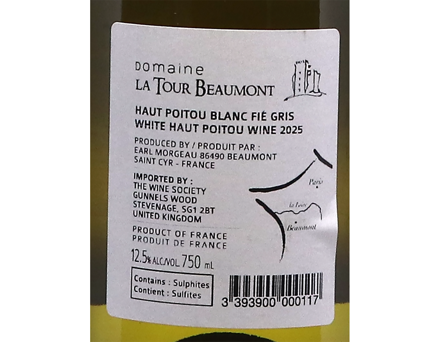Haut Poitou Fie Gris Domaine La Tour Beaumont 2025