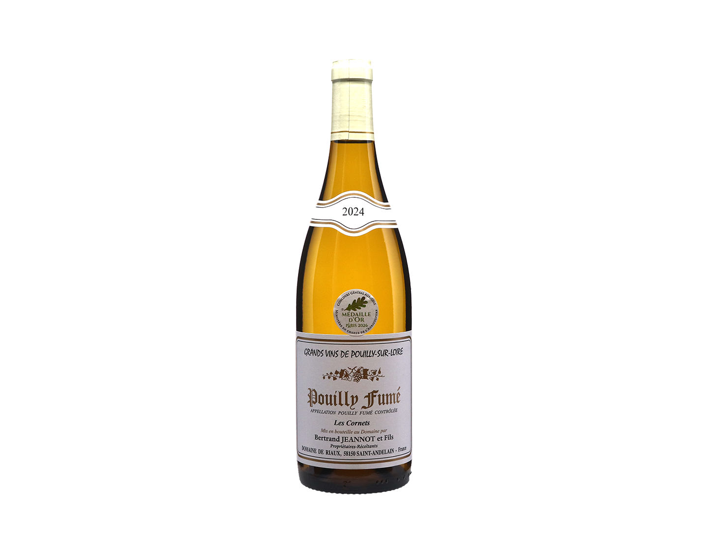 Pouilly Fumé 'Les Cornets', Domaine de Riaux 2024