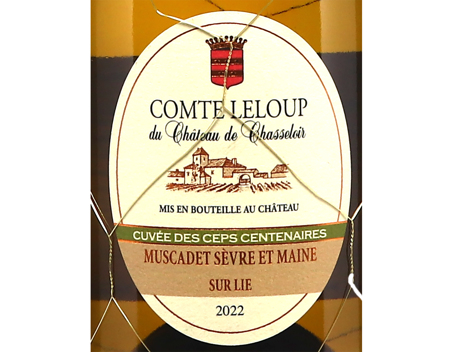 Muscadet Sevre et Maine sur Lie Comte Leloup Centenaires Ch de Chasseloir 2022