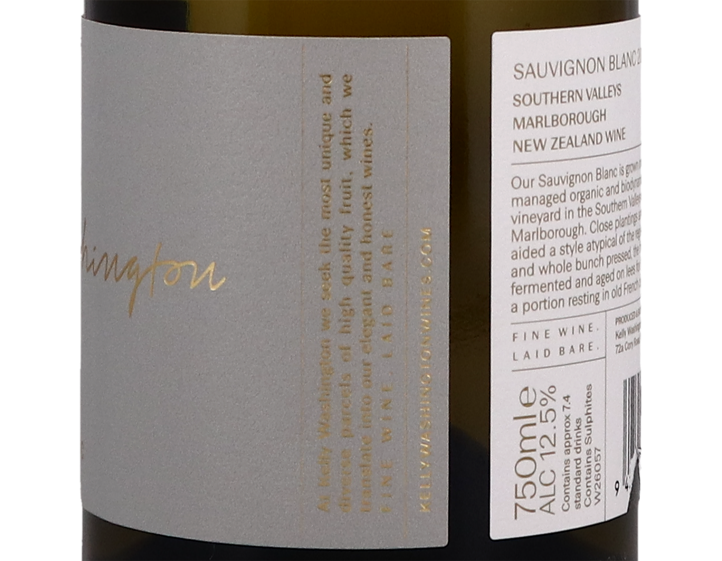 Kelly Washington Marlborough Sauvignon Blanc 2018