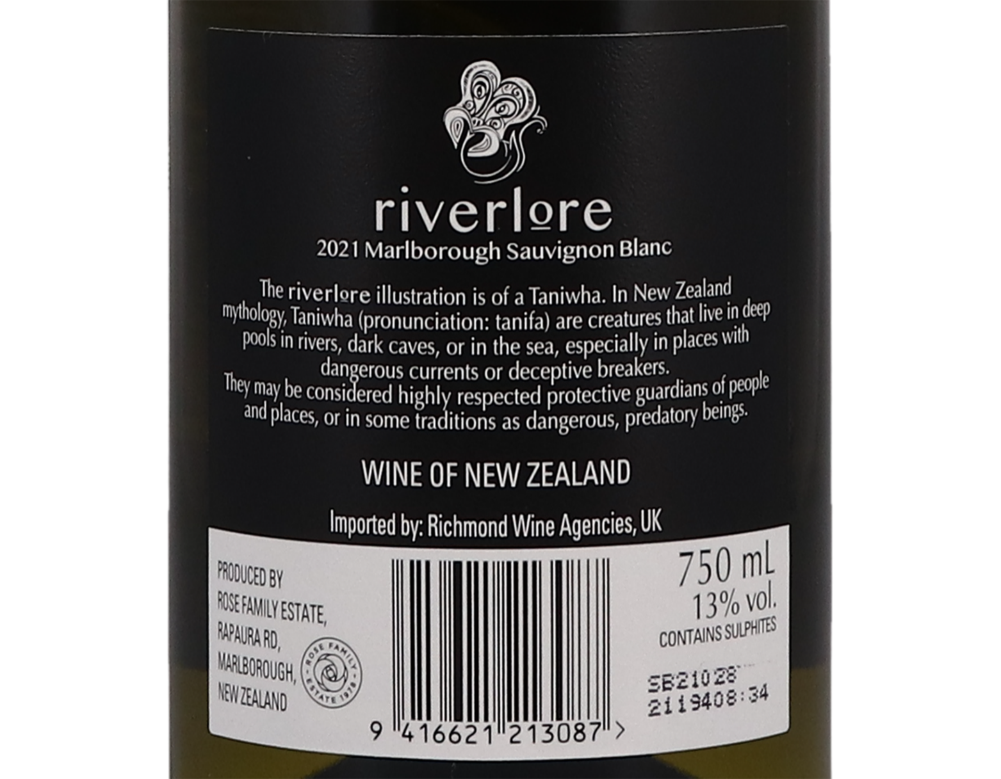 Riverlore Marlborough Sauvignon Blanc 2021