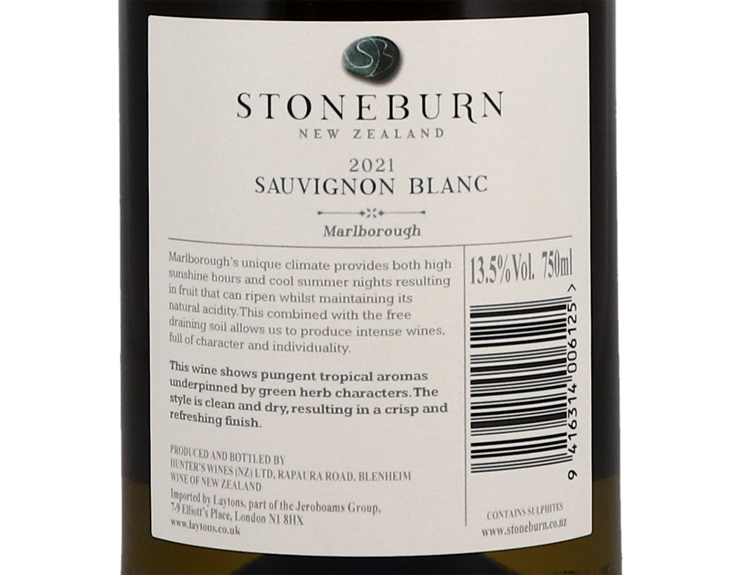 Stoneburn Marlborough Sauvignon Blanc 2021