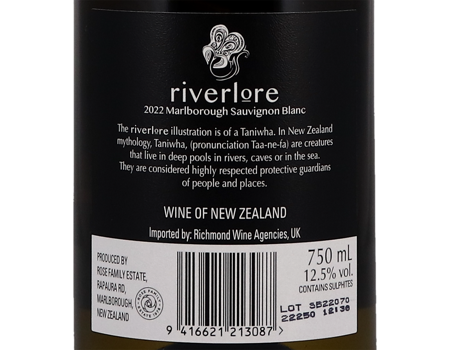 Riverlore Marlborough Sauvignon Blanc 2022