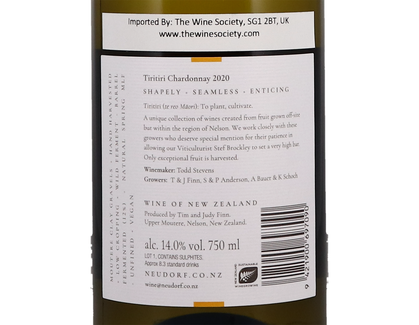 Neudorf Tiritiri Nelson Chardonnay 2020