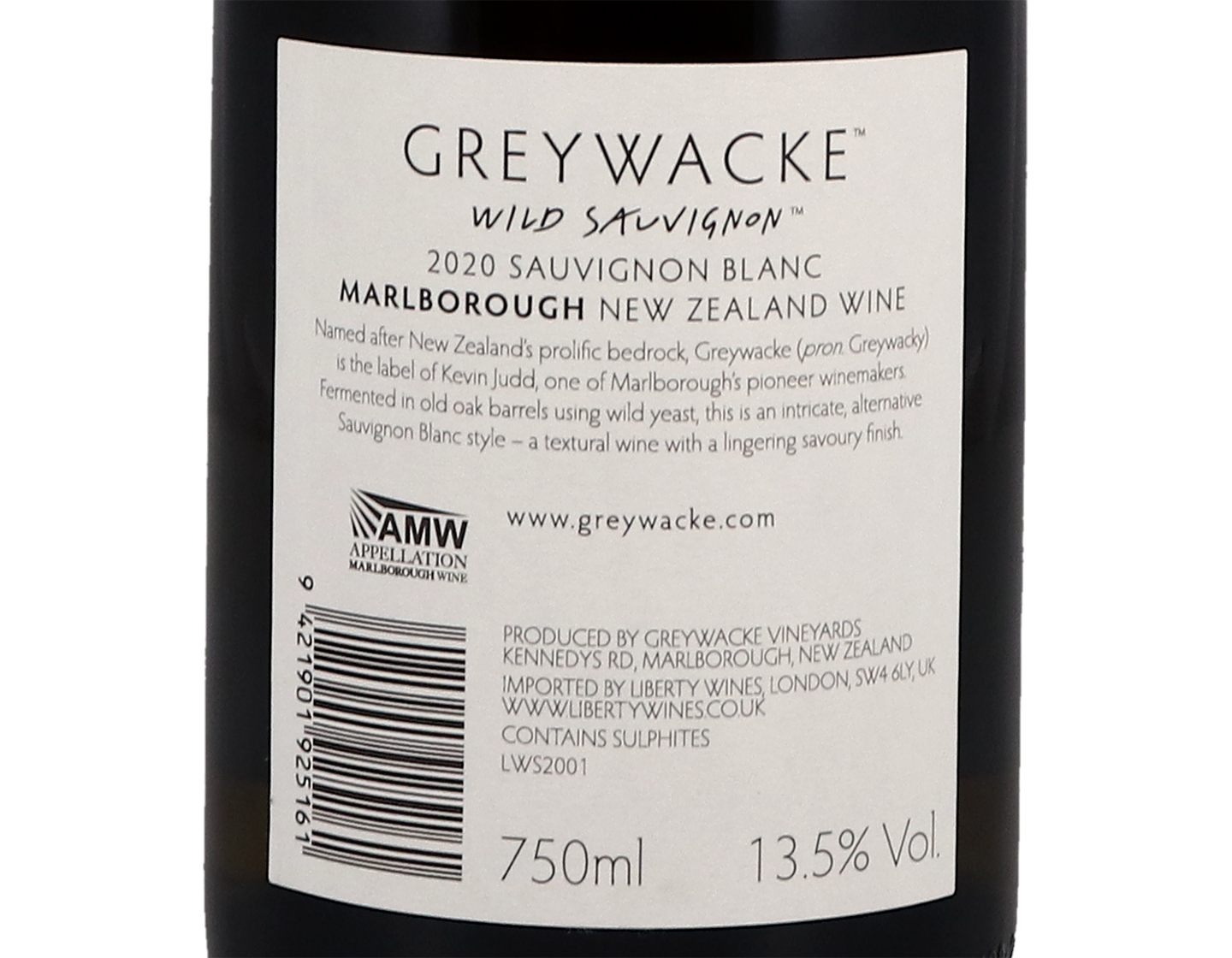 Greywacke Wild Marlborough Sauvignon Blanc 2020