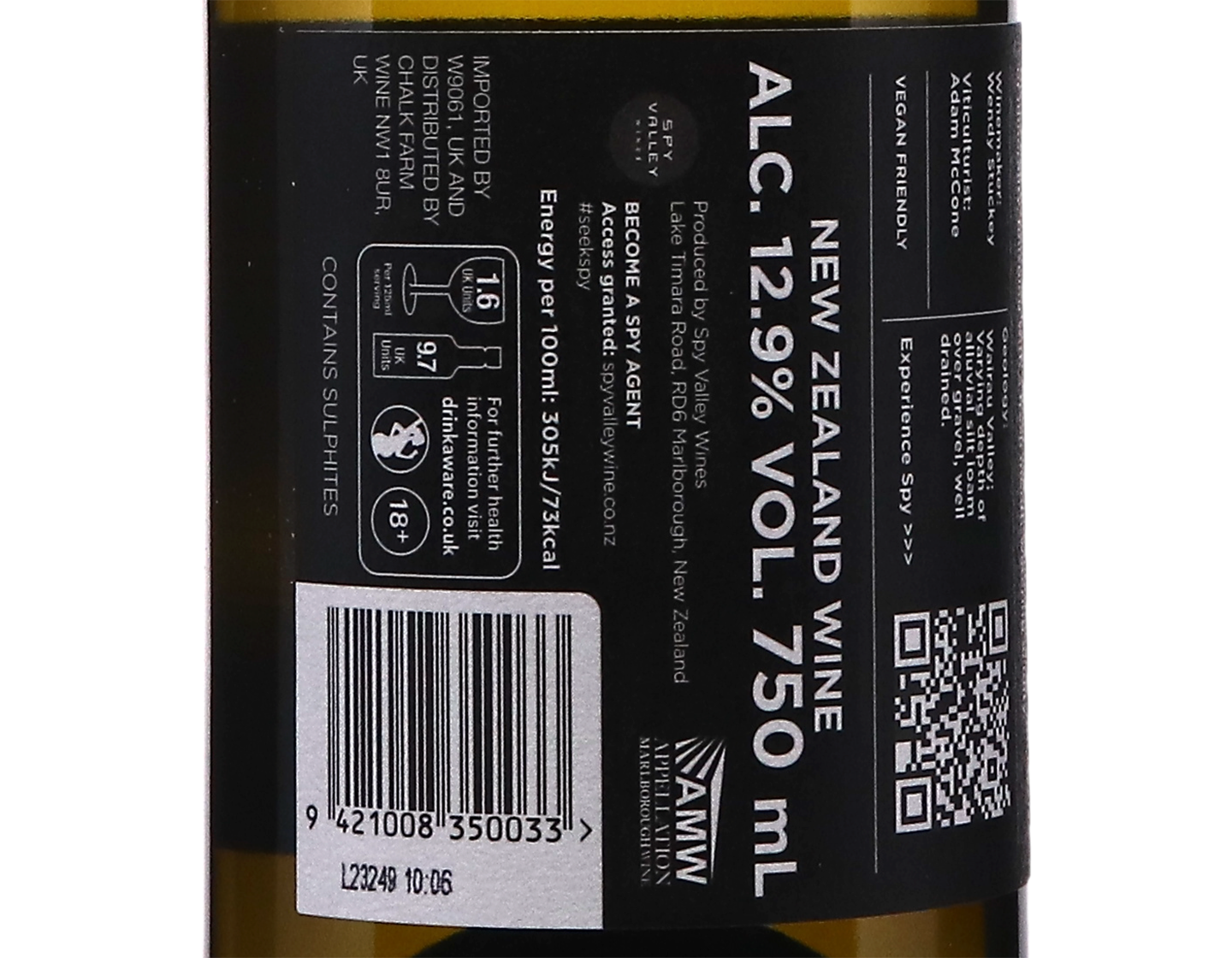 Spy Valley Marlborough Sauvignon Blanc 2023