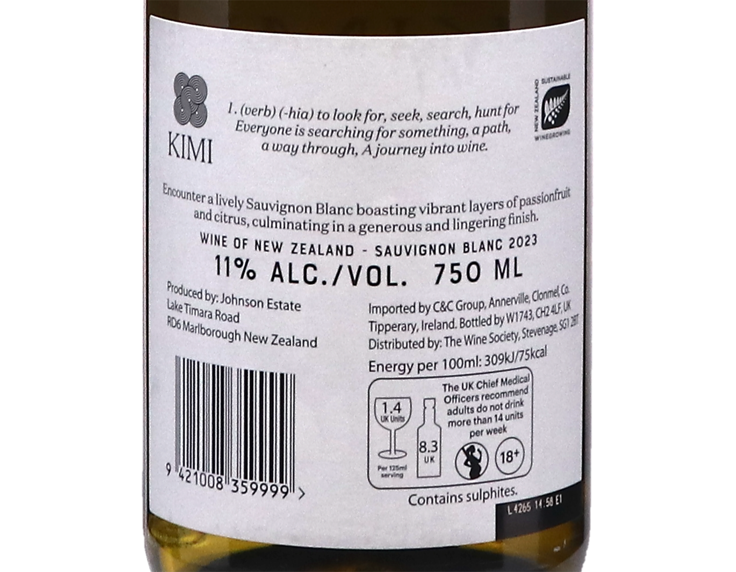 Kimi Marlborough Sauvignon Blanc 2023