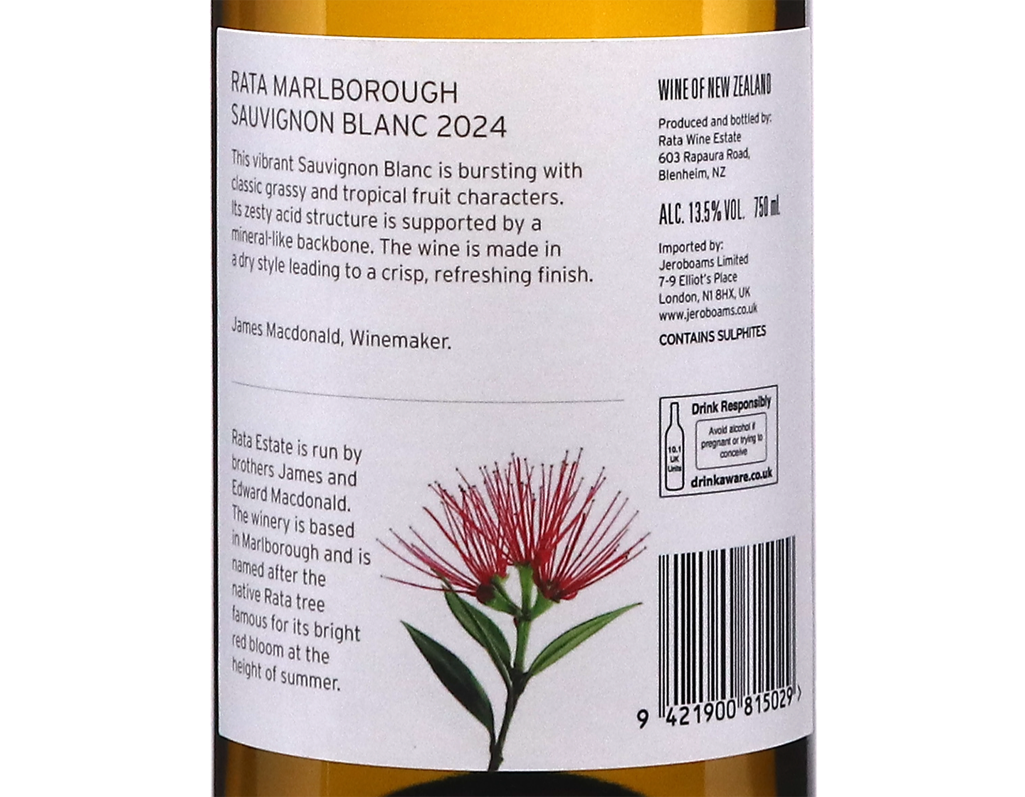 Rata Marlborough Sauvignon Blanc 2024