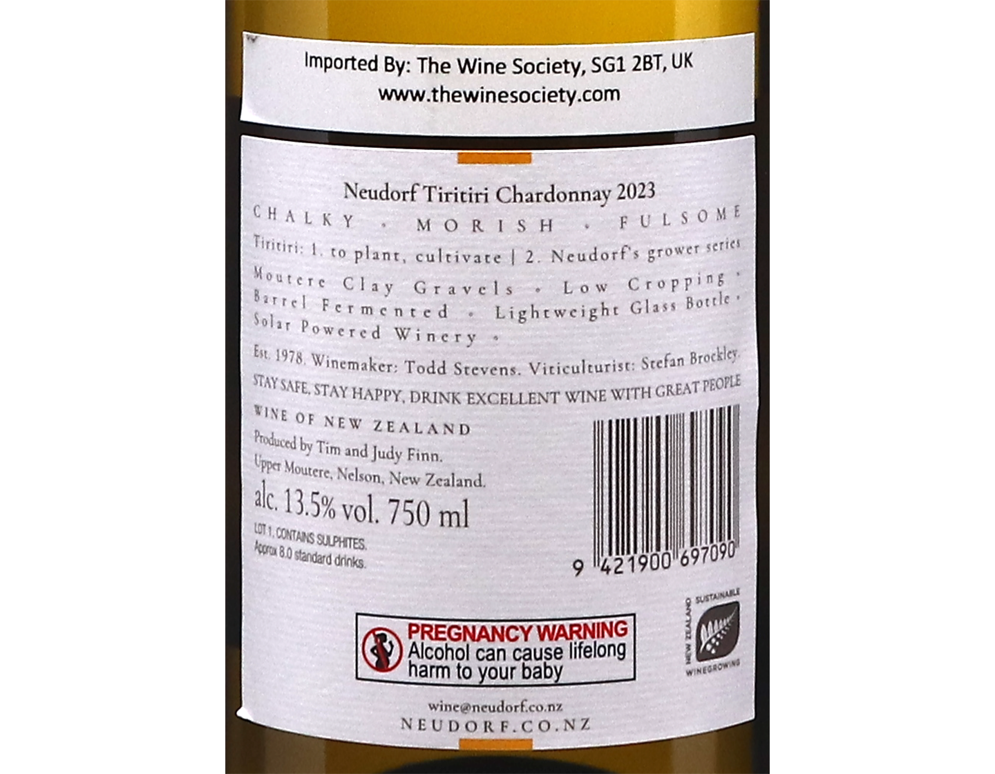 Neudorf Tiritiri Nelson Chardonnay 2023
