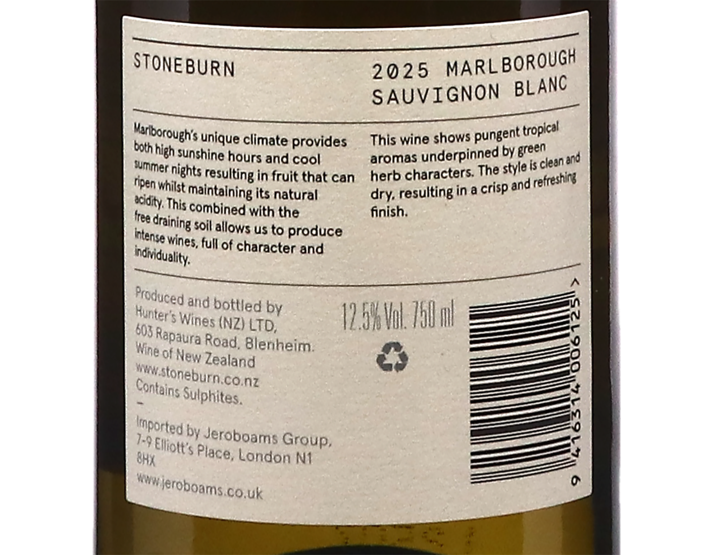 Stoneburn Marlborough Sauvignon Blanc 2025