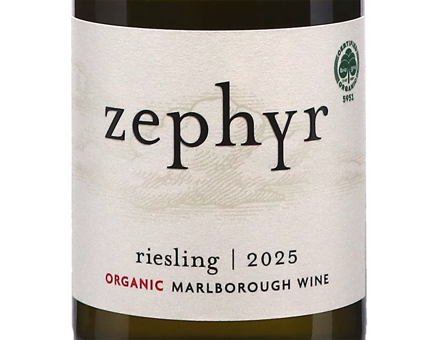 Zephyr Marlborough Riesling 2025 ORGANIC