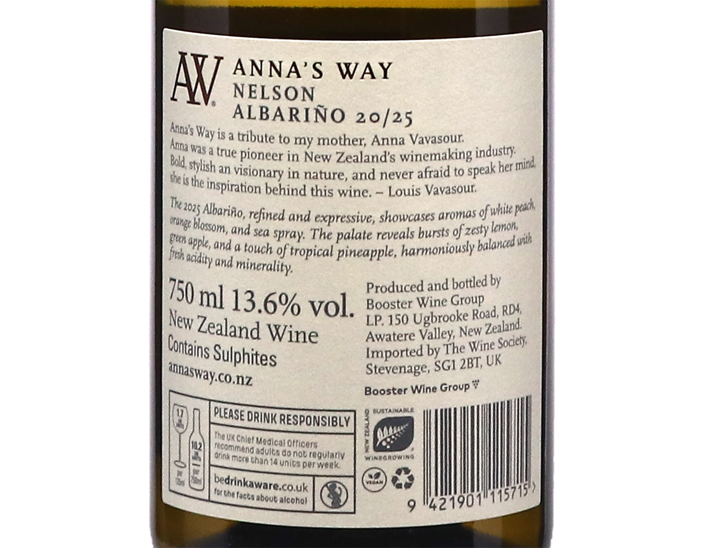 Anna's Way Nelson Albarino 2025