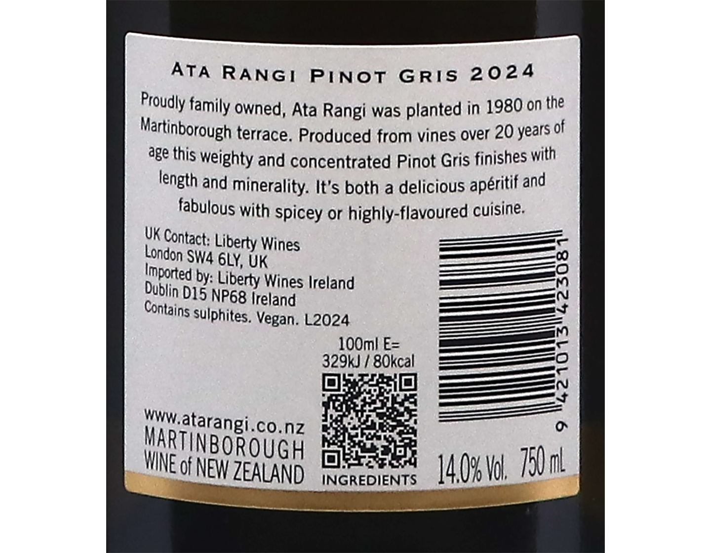 Ata Rangi Martinborough Pinot Gris 2024