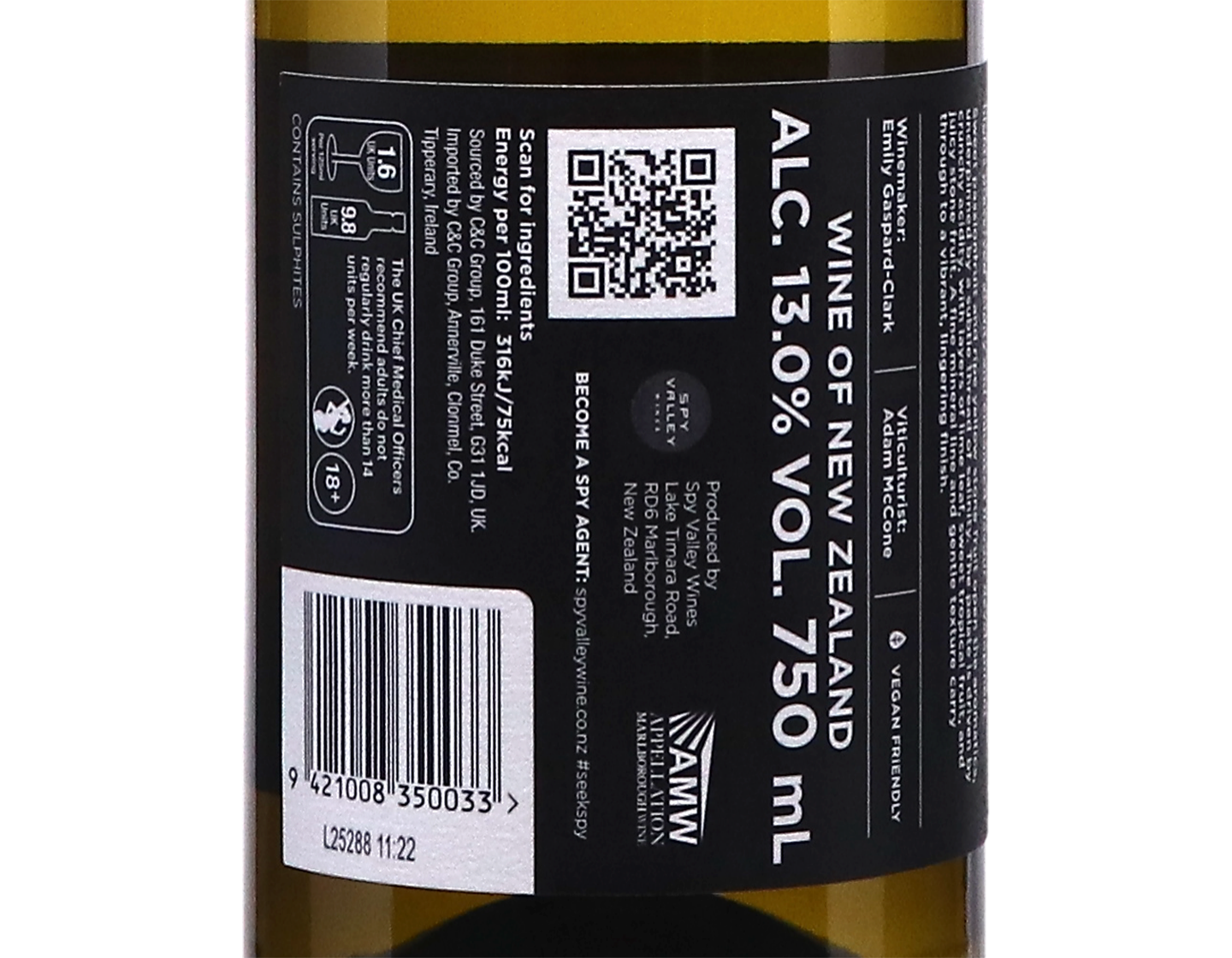 Spy Valley Marlborough Sauvignon Blanc 2025
