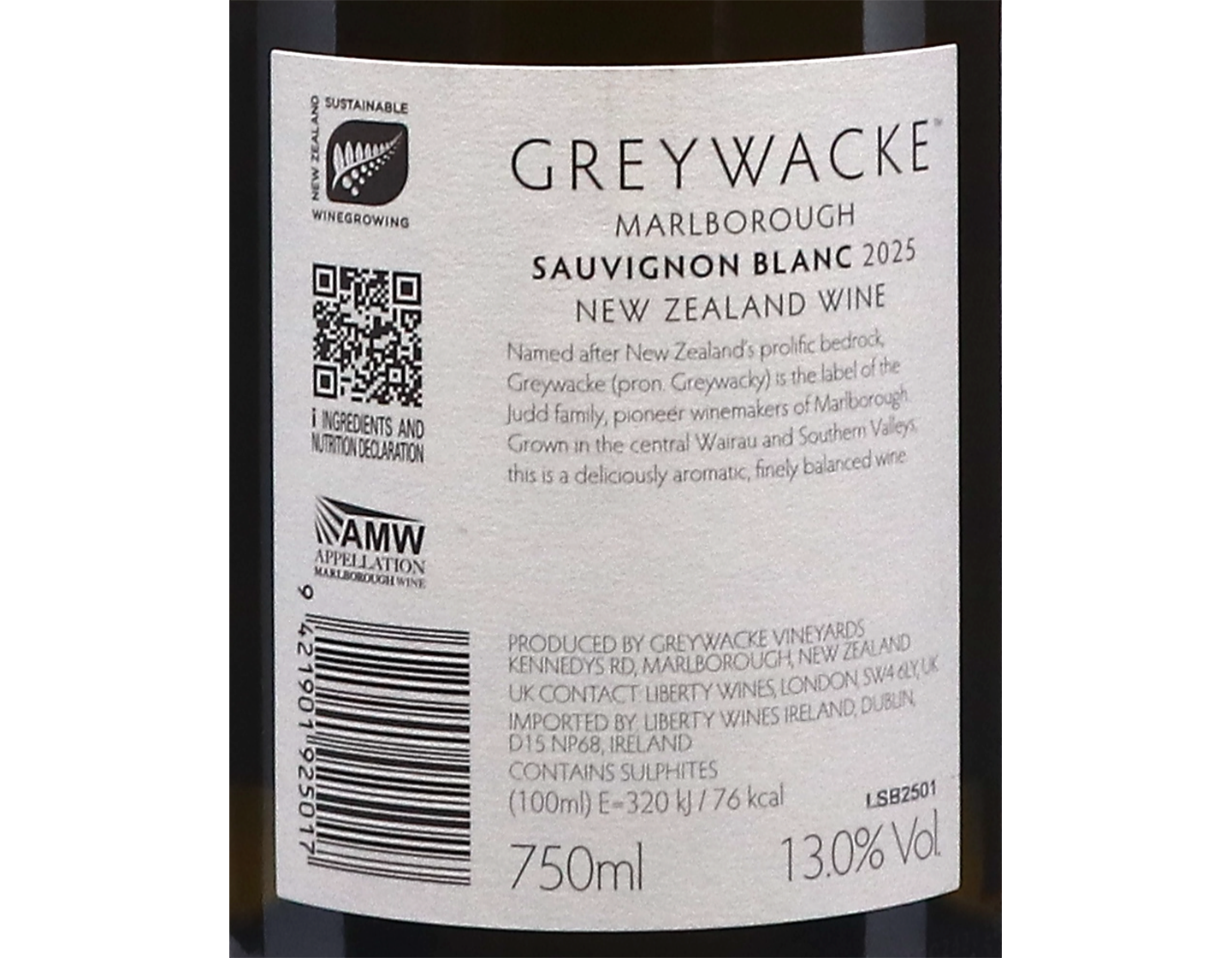 Greywacke Marlborough Sauvignon Blanc 2025