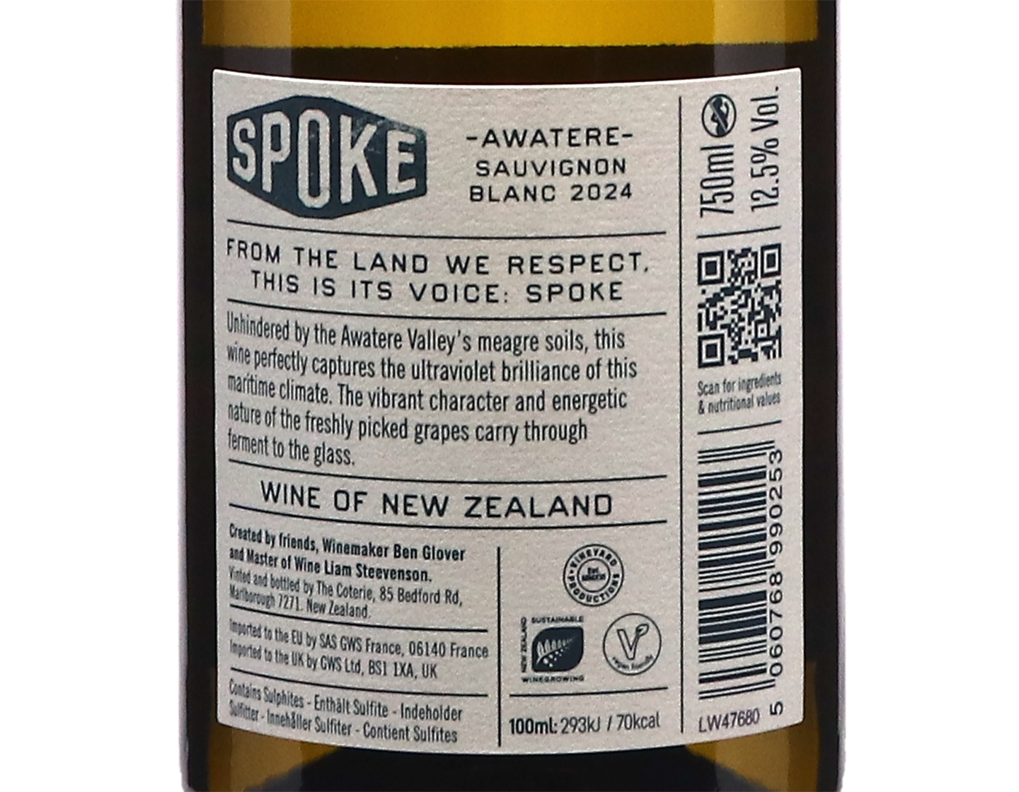 Spoke Awatere Marlborough Sauvignon Blanc 2024