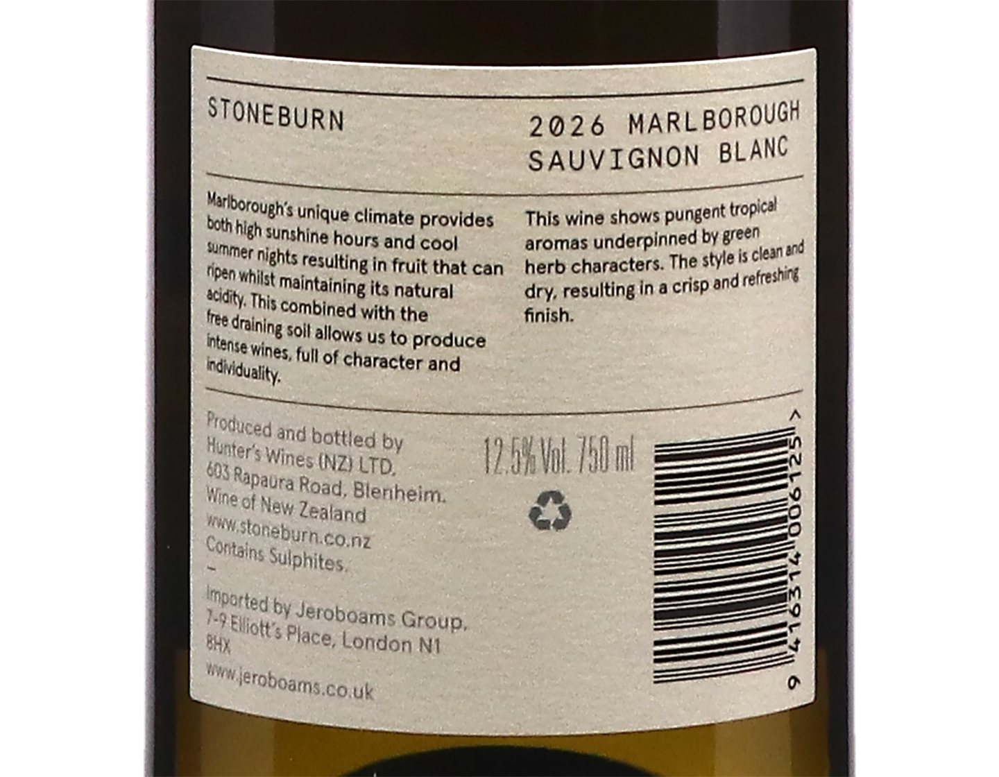 Stoneburn Marlborough Sauvignon Blanc 2026
