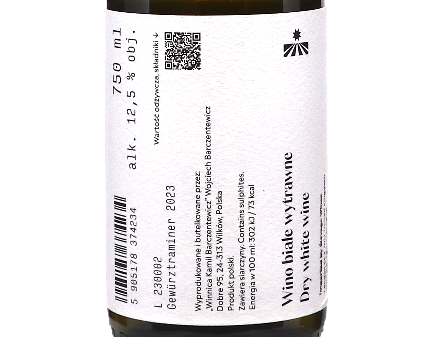 Gewurztraminer 2023 Kamil Barczentewicz