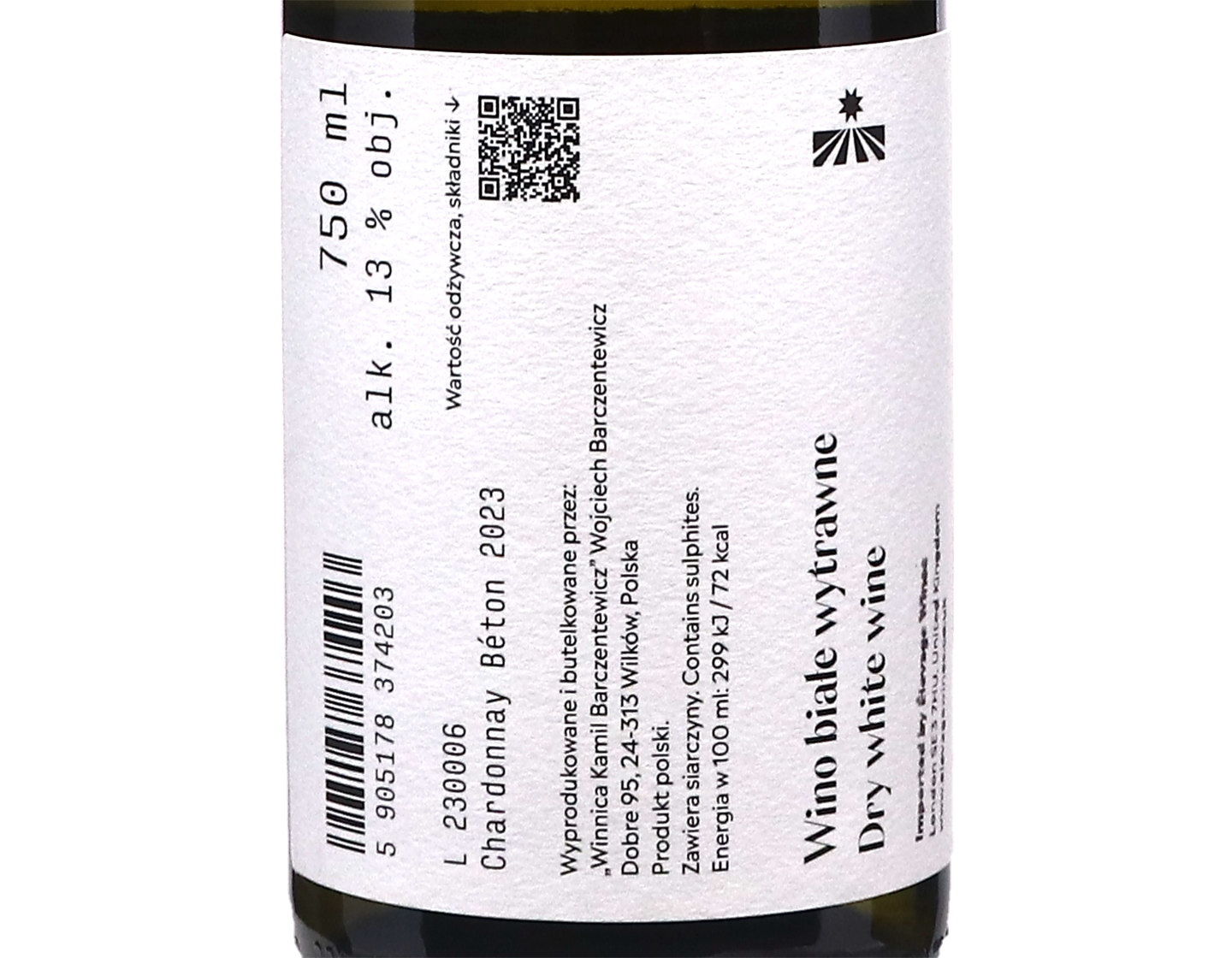 Chardonnay Beton 2023 Kamil Barczentewicz