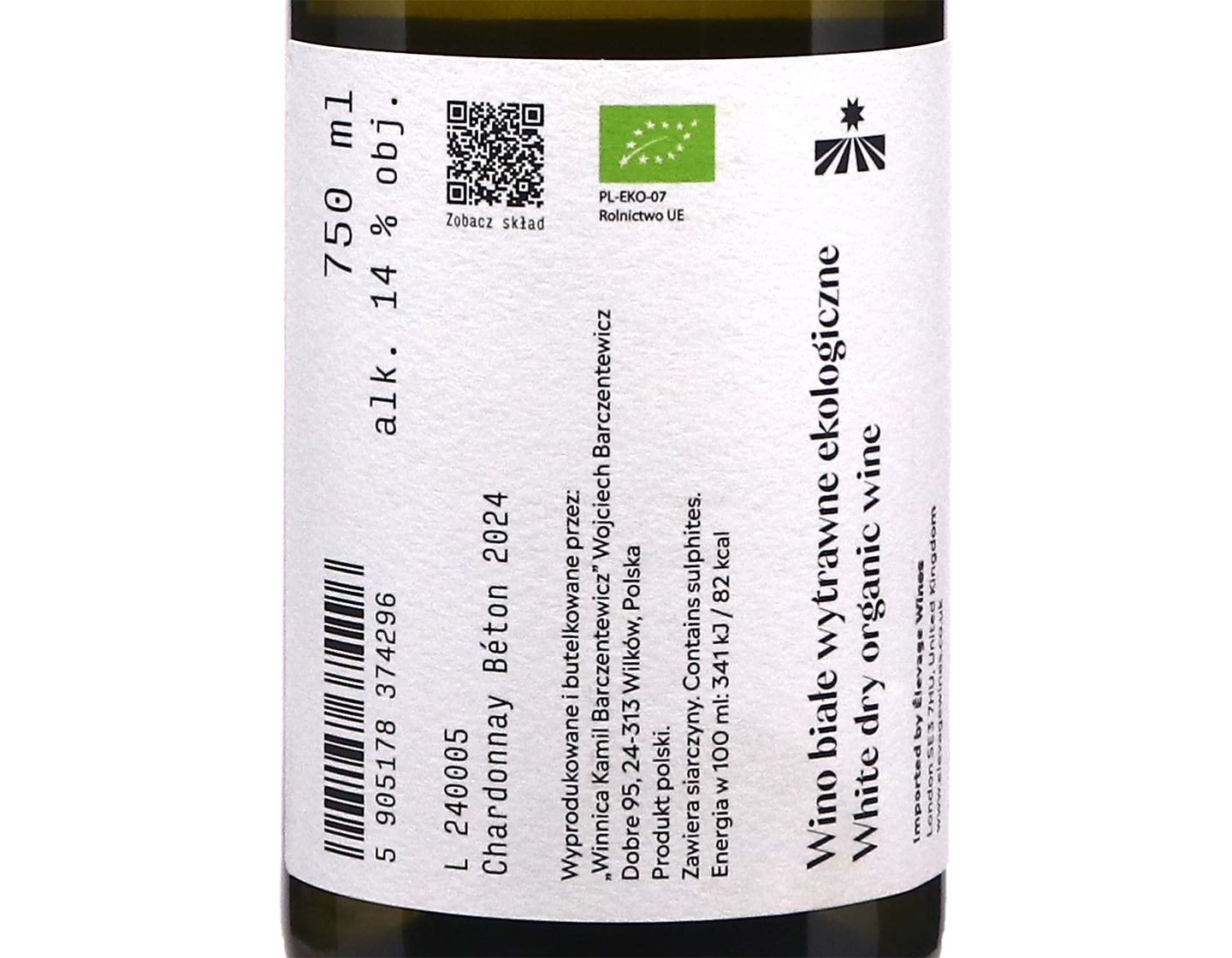 Chardonnay Beton 2024 Kamil Barczentewicz