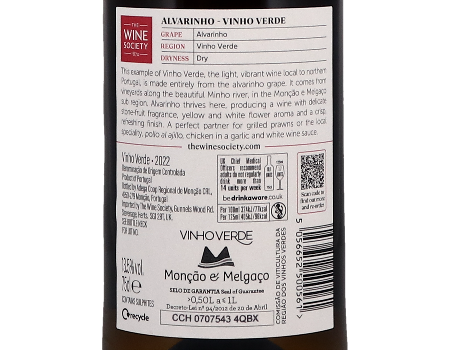 The Society's Alvarinho Vinho Verde 2022