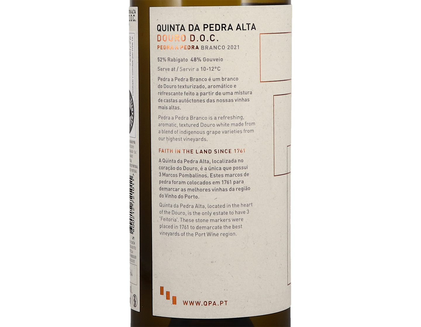 Quinta da Pedra Alta Pedra a Pedra Branco Douro 2021