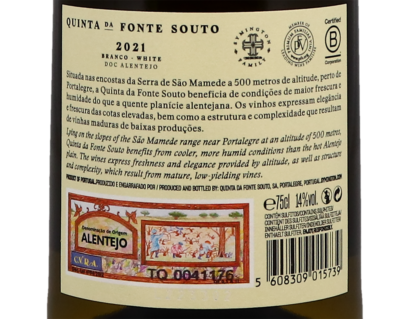 Quinta da Fonte Souto Branco Alentejo 2021