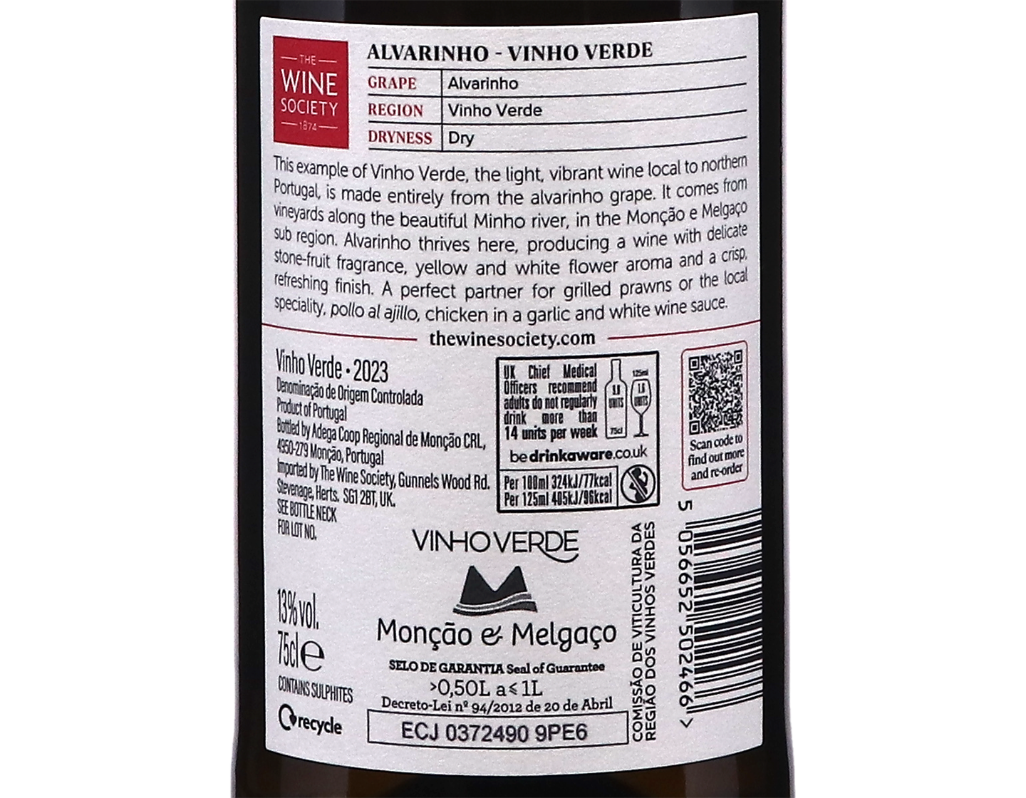 The Society's Alvarinho Vinho Verde 2023