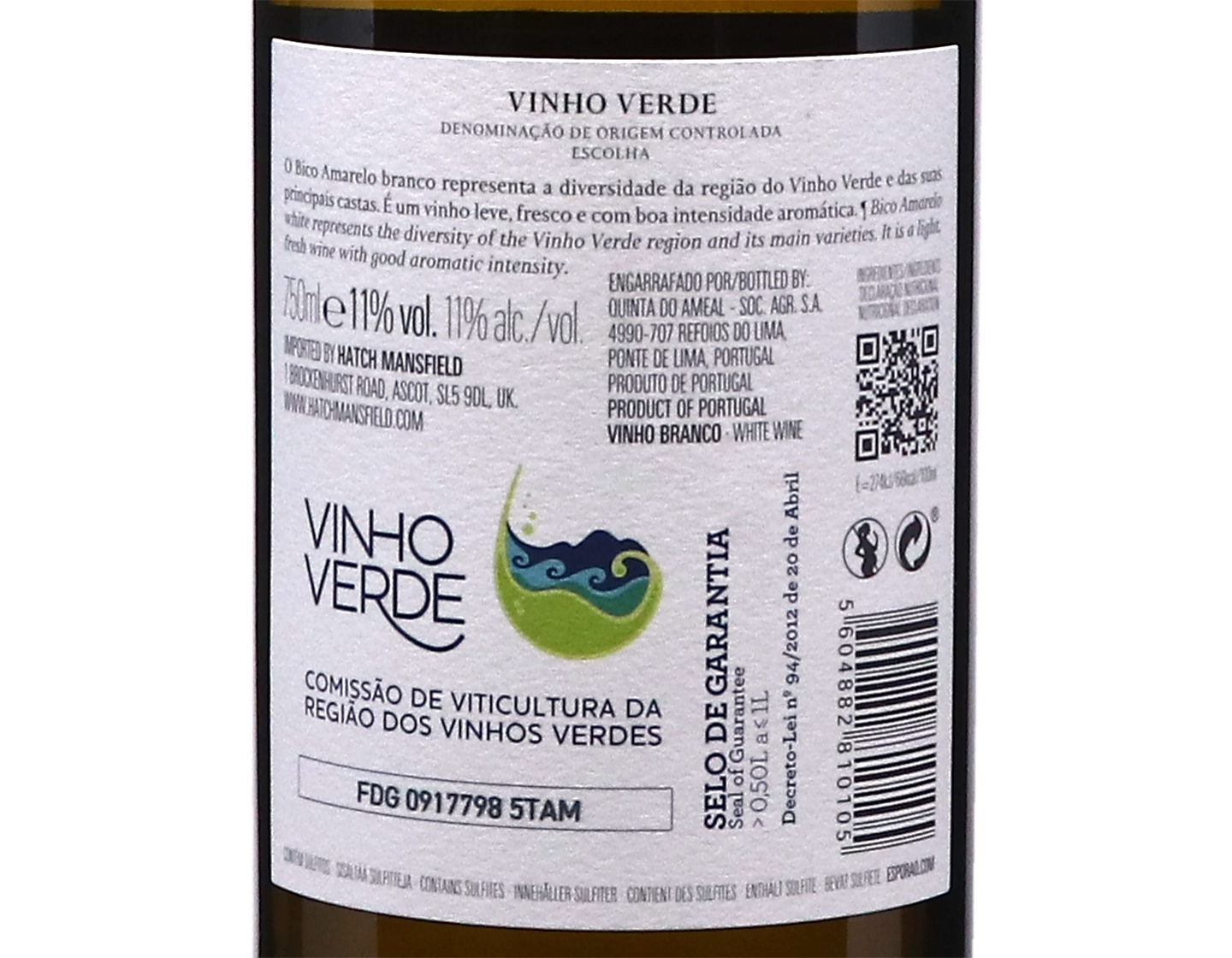 Quinta do Ameal Bico Amarelo Vinho Verde 2024