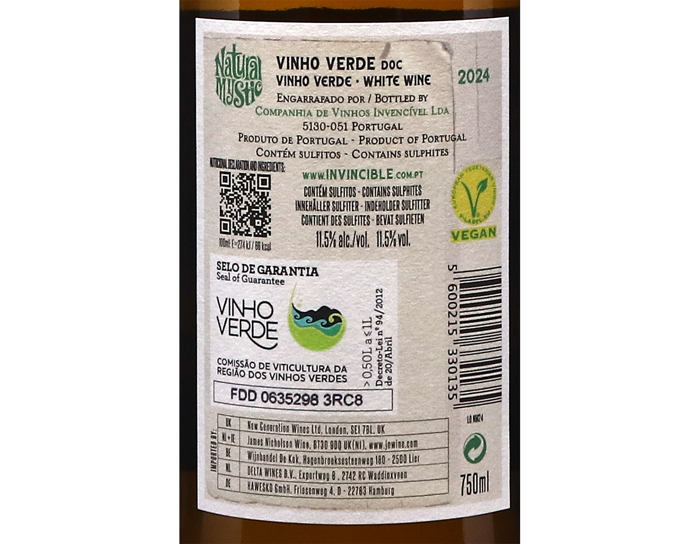 Natural Mystic Vinho Verde 2024