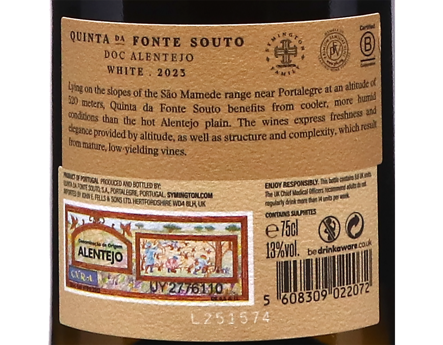 Quinta da Fonte Souto Branco Alentejo 2023